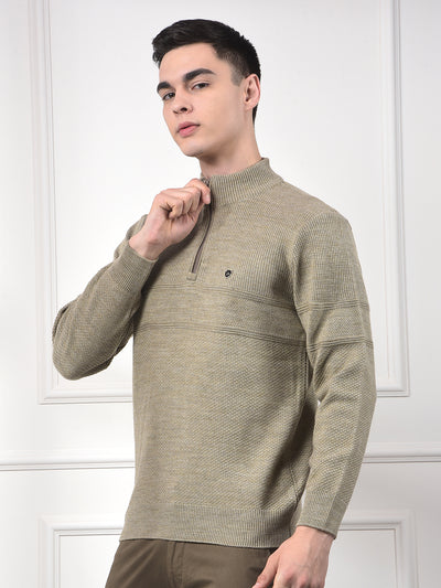 Lightweight Beige Knitted Sweater