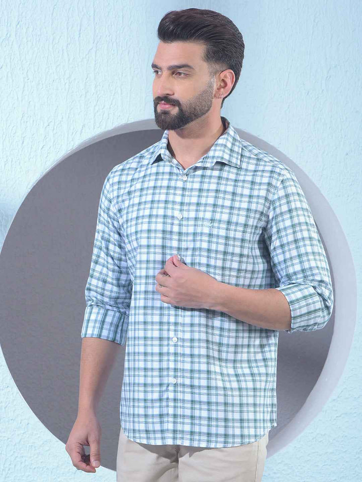 Green Checked Shirt