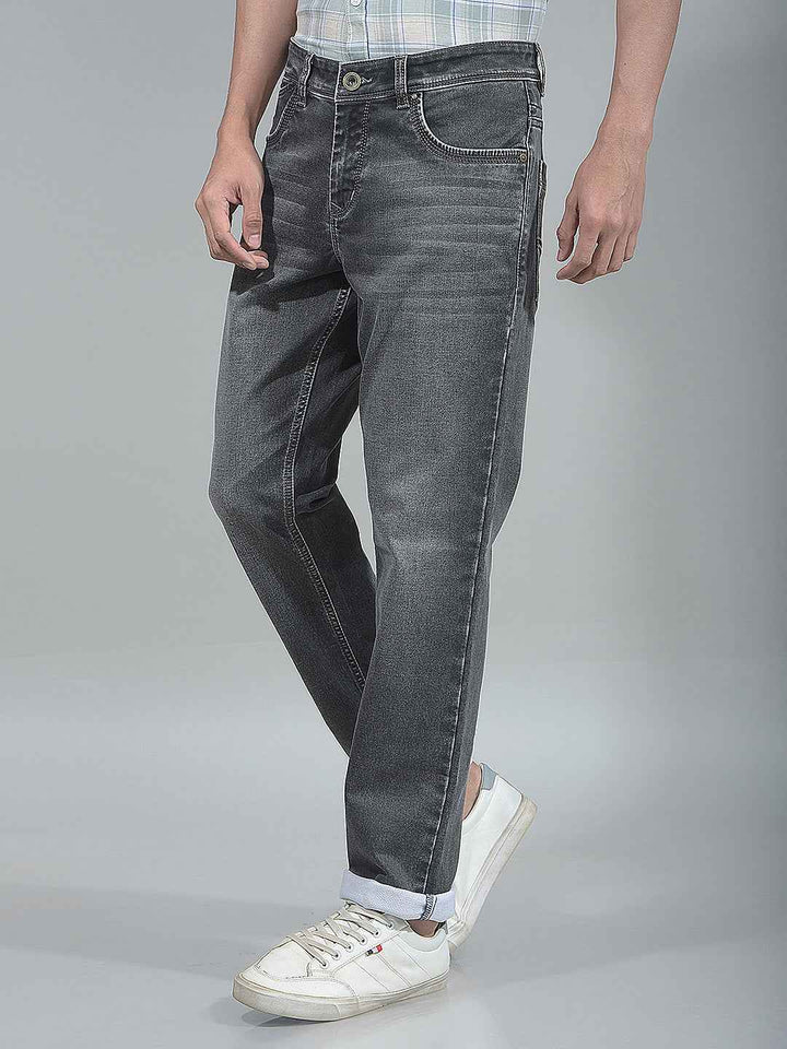 Smoke Grey Modern City Jeans