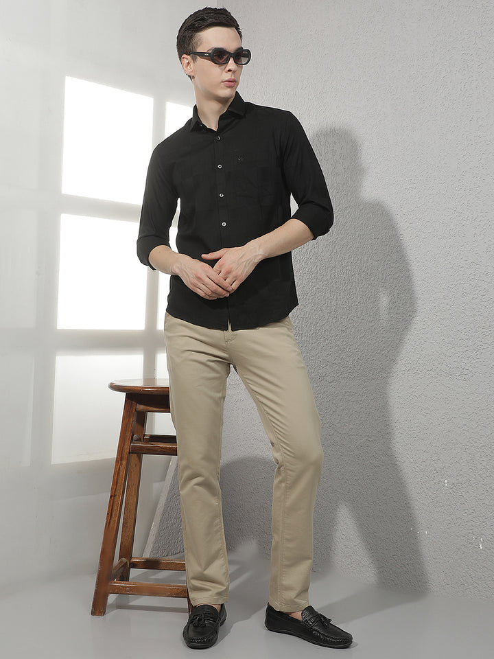 Golden Latte Beige Trousers