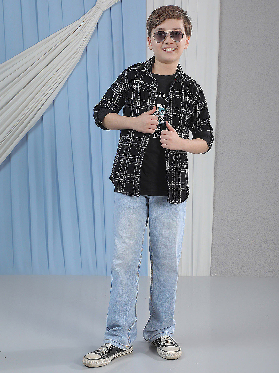 Midnight Blue Loose Baggy Jeans