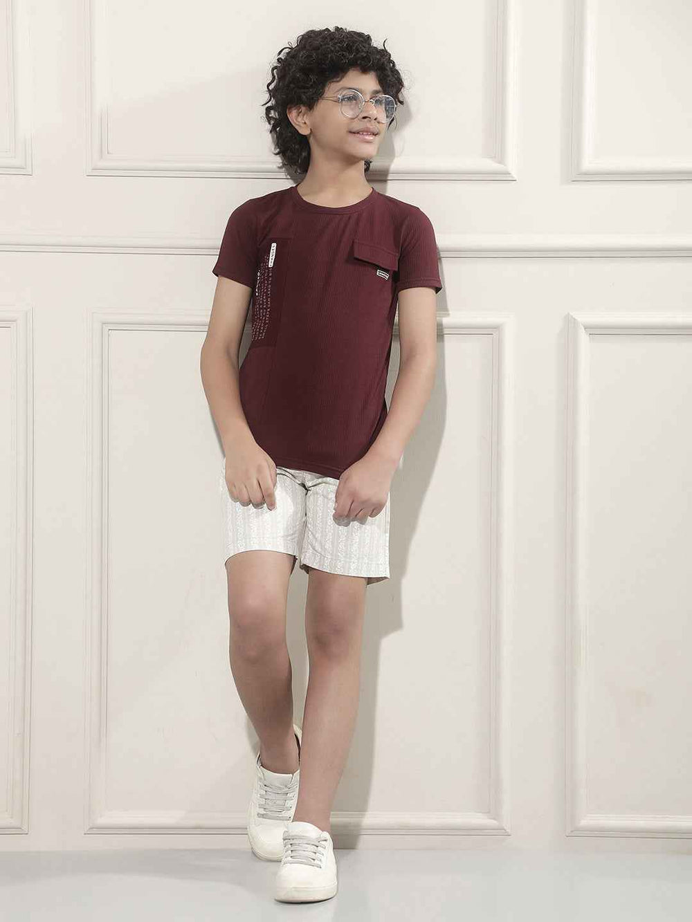 Wine Typographic Print T-Shirt