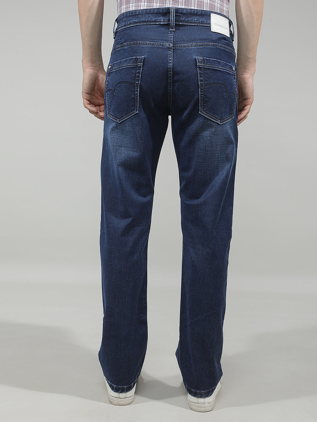 Minimalist Cobalt Blue Straight Jeans