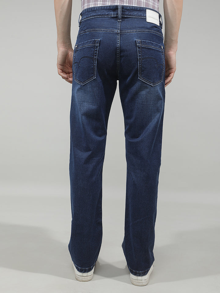 Minimalist Cobalt Blue Straight Jeans