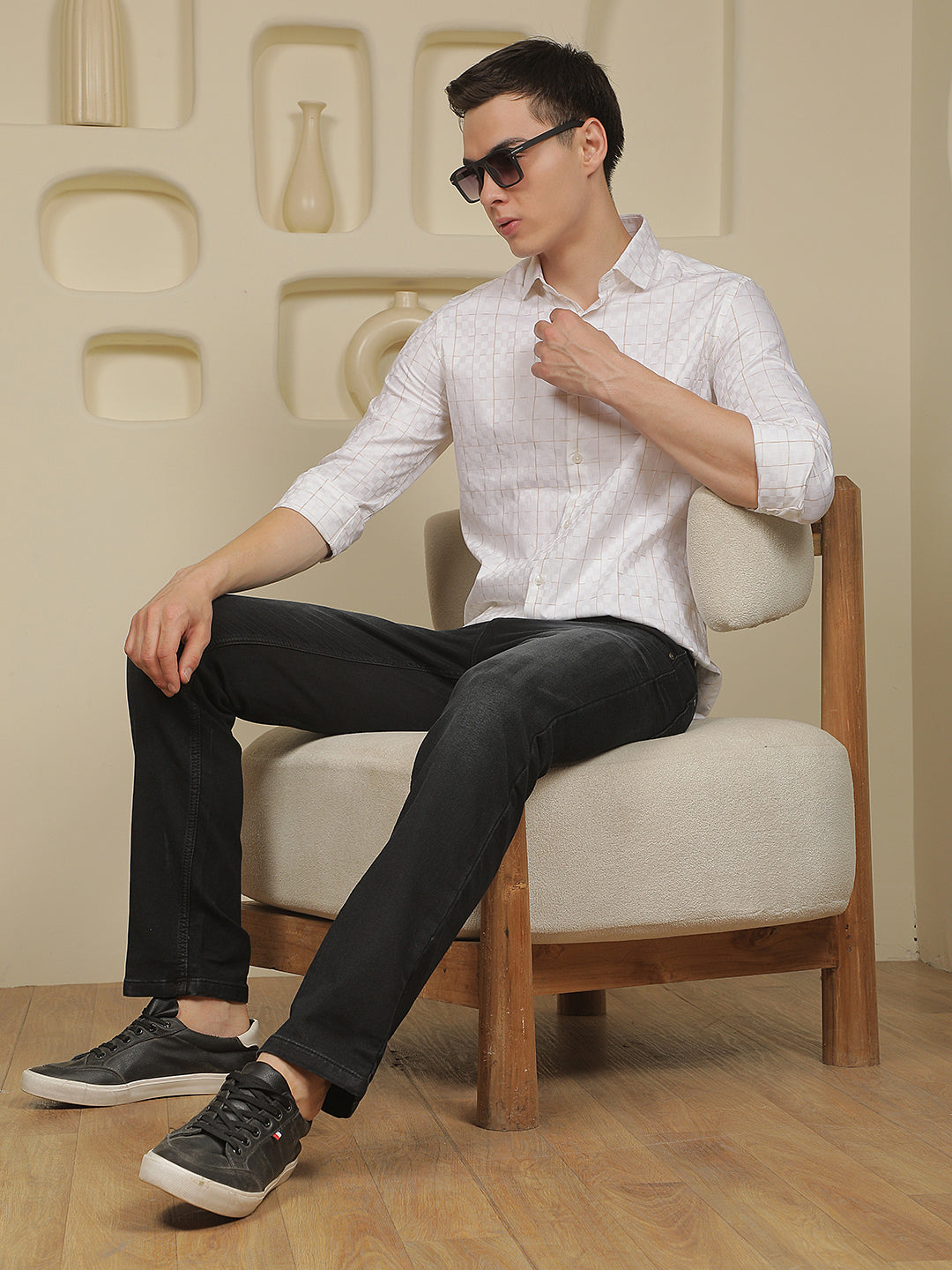 Pitch Black Stretchable Jeans