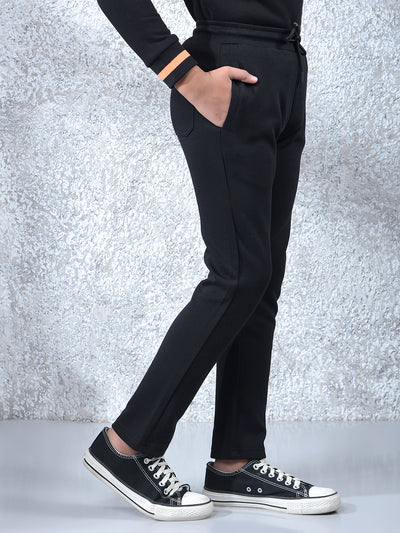 Sleek Pulse Black Trackpants