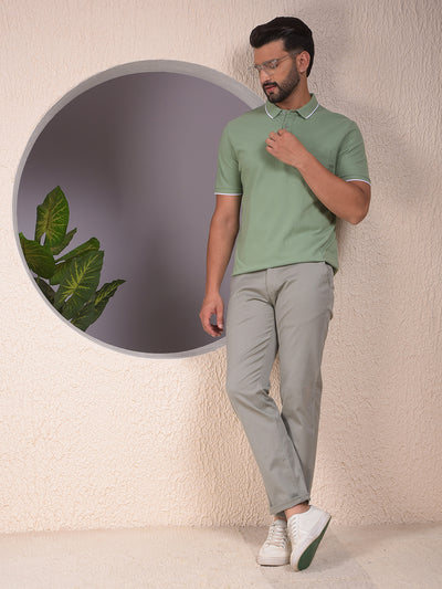 Urban Sage Chinos Green Trousers