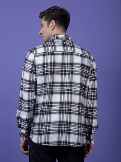 Black Checked 100% Cotton Shirt