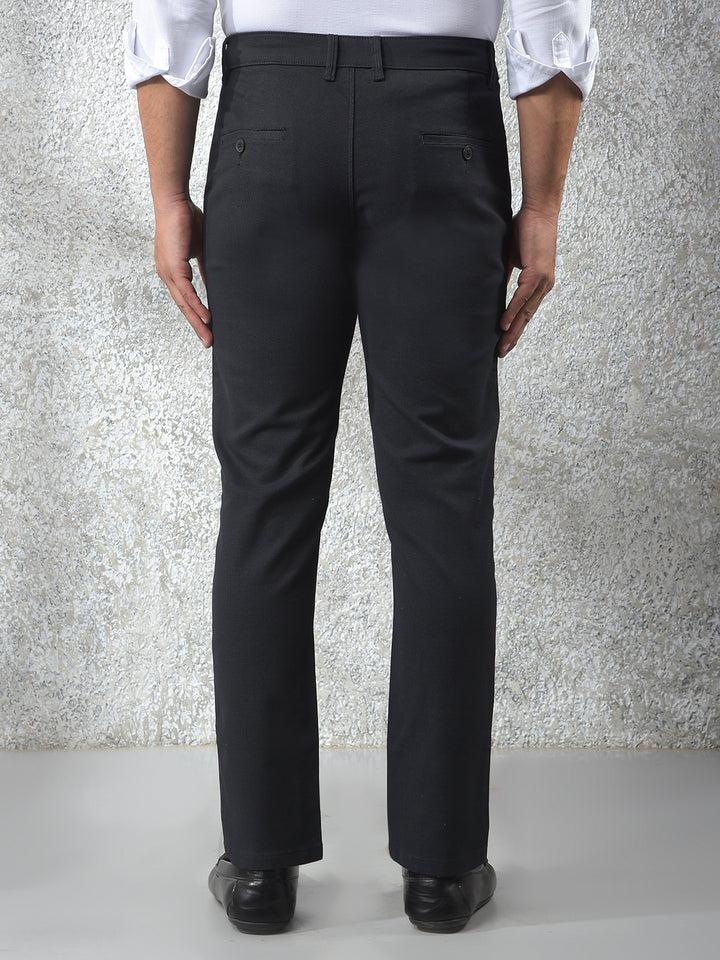 Black Printed Trousers