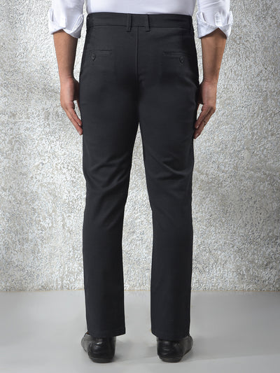 Black Printed Trousers