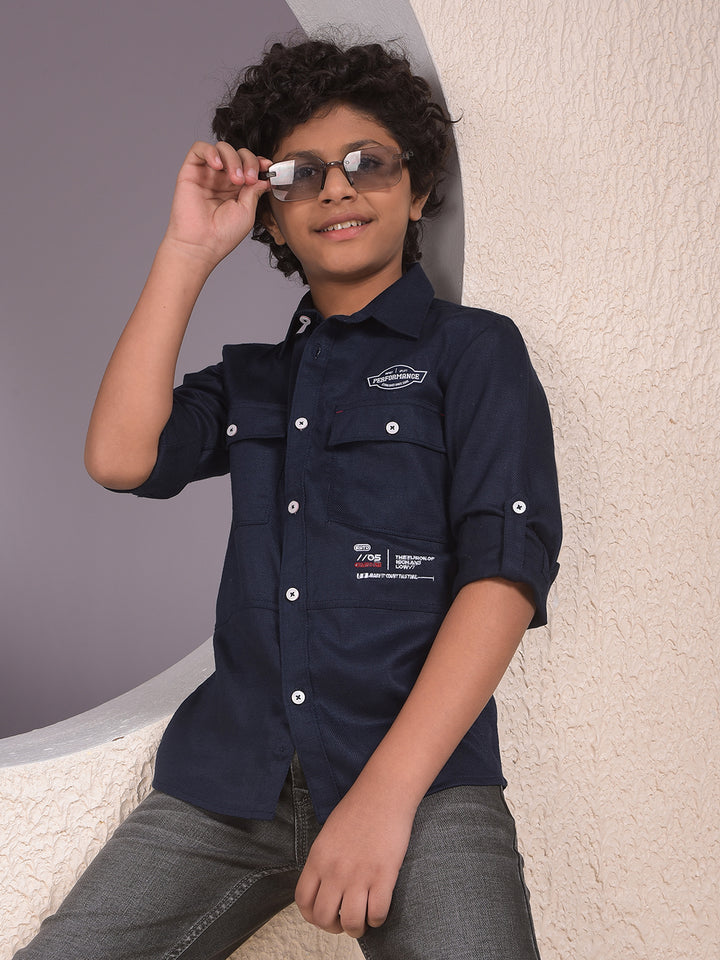 Blue Trendy Shirt