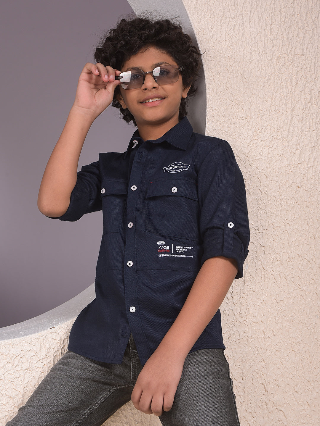 Blue Trendy Shirt