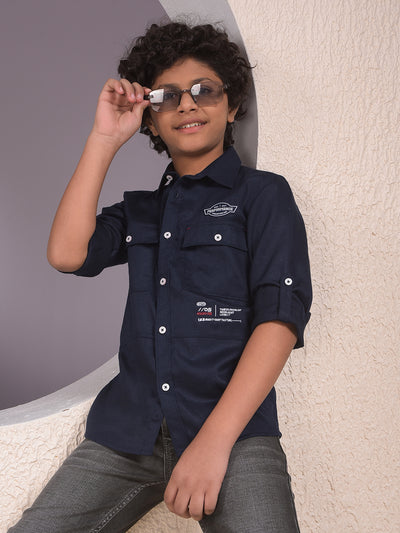 Blue Trendy Shirt