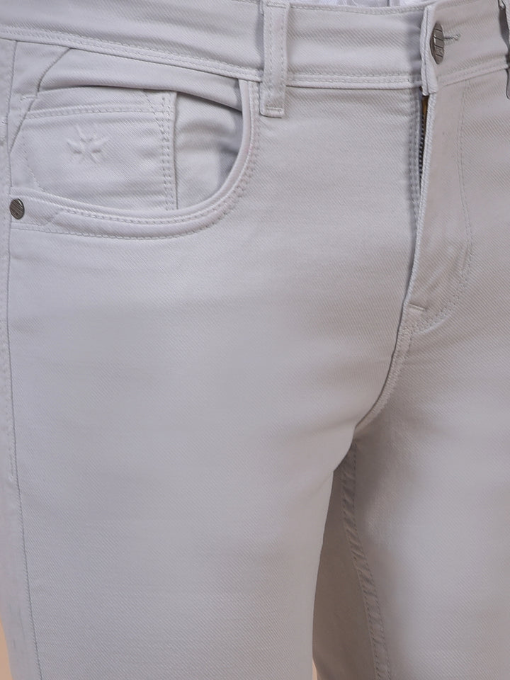 Chic Grey Jeans-Men Jeans-Crimsoune Club