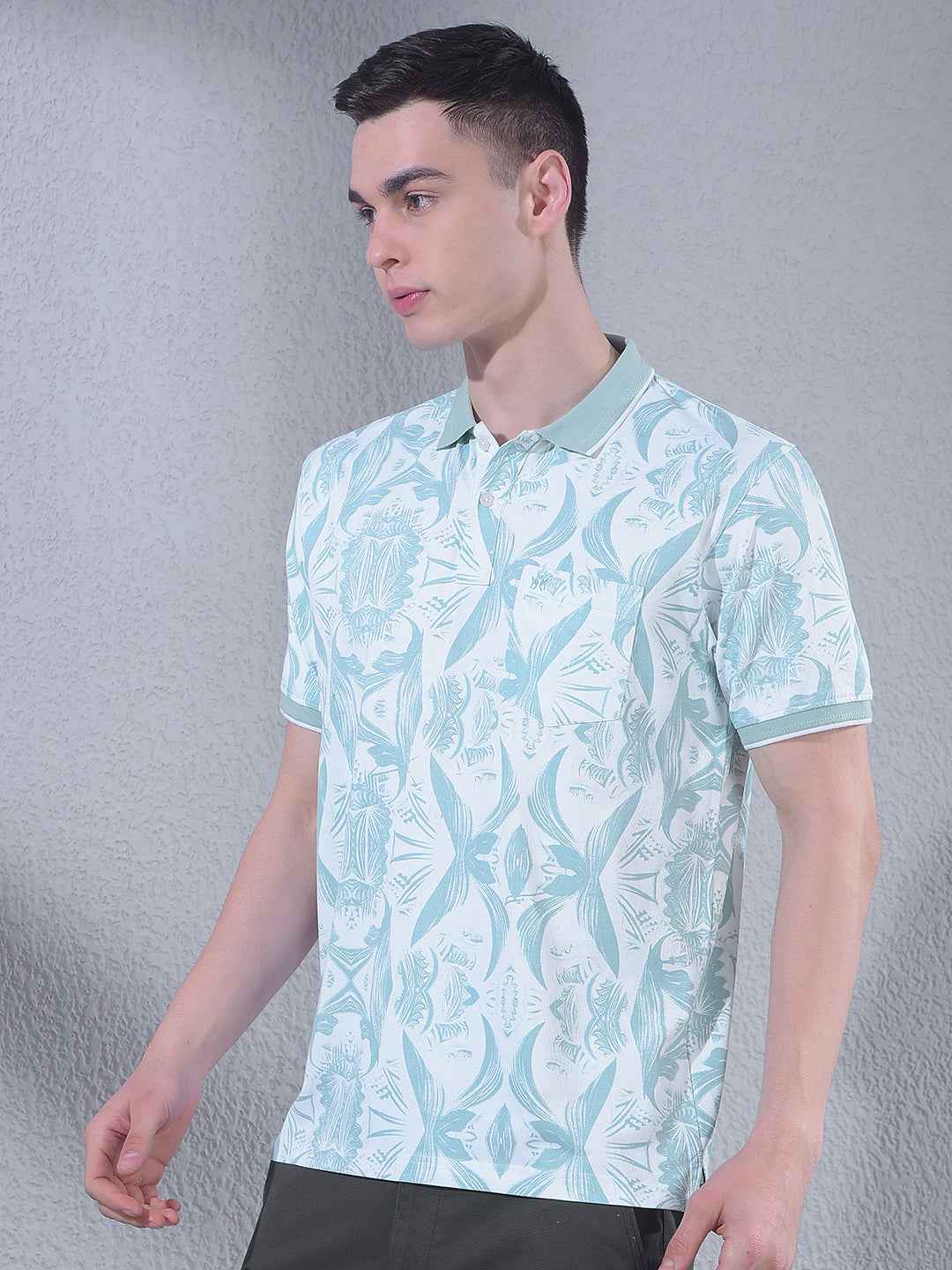 Green Printed T-Shirt