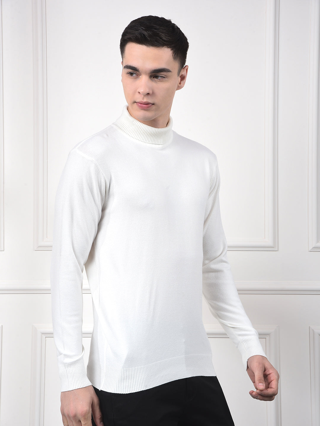 White Turtle Neck Sweater