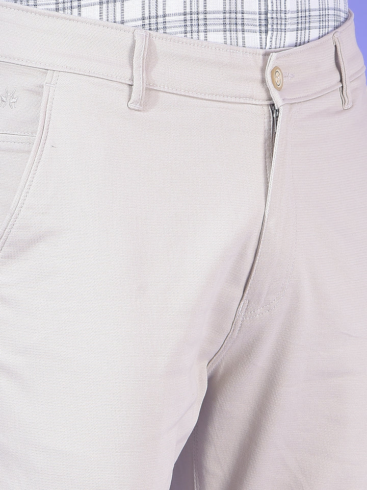 Sandstone Beige Chino Trousers