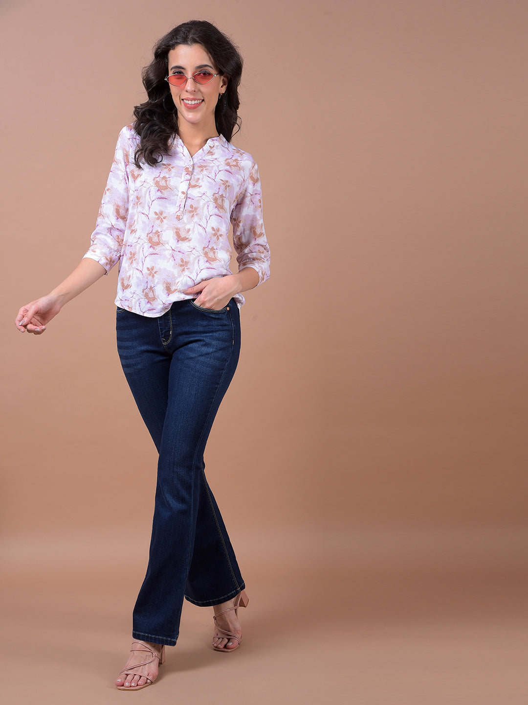 Streamlined Blue Bootcut Jeans