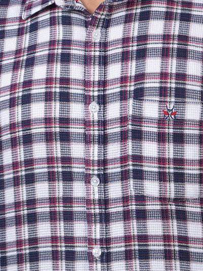 Red Checked 100% Cotton Shirt