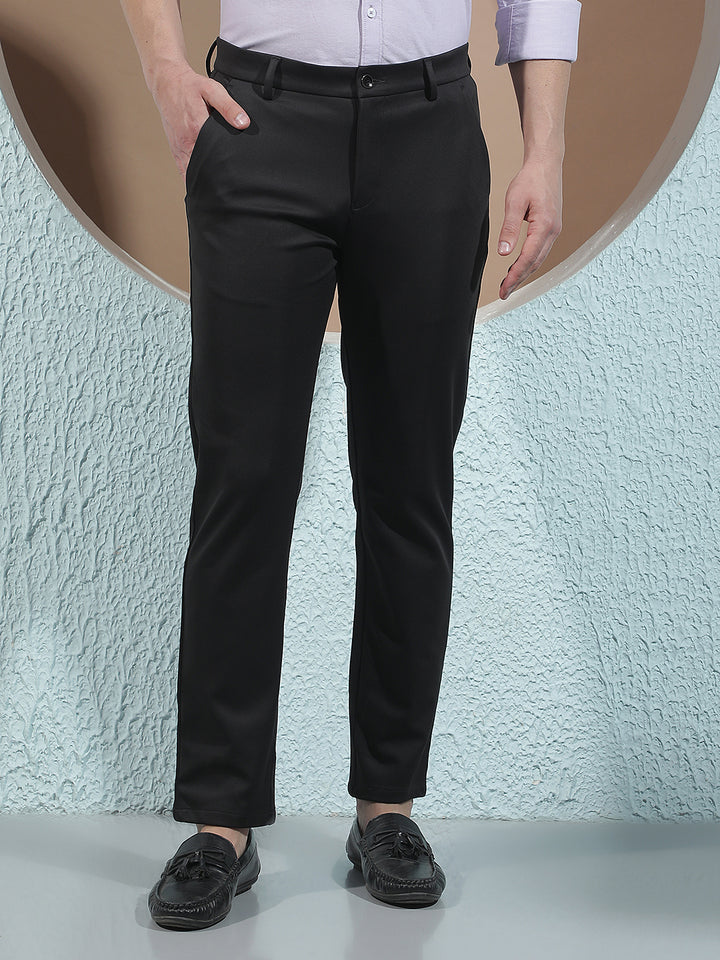 Black Knitted Trousers