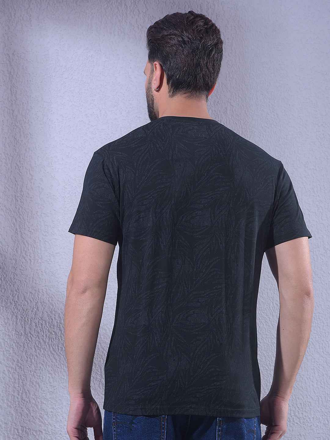 Black Printed T-Shirt
