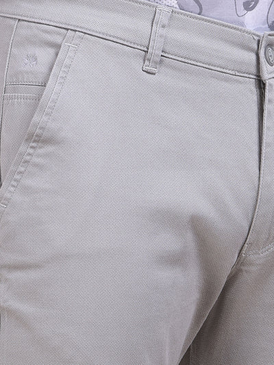 Grey Printed Trousers