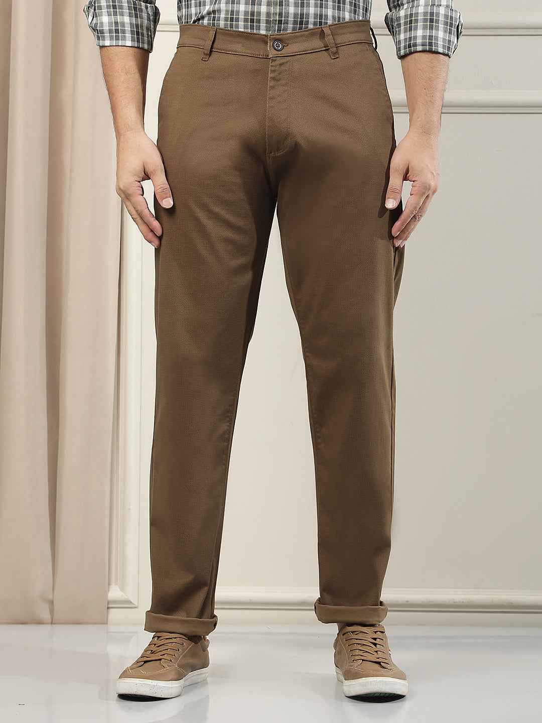 Brown Smart Casual Trousers