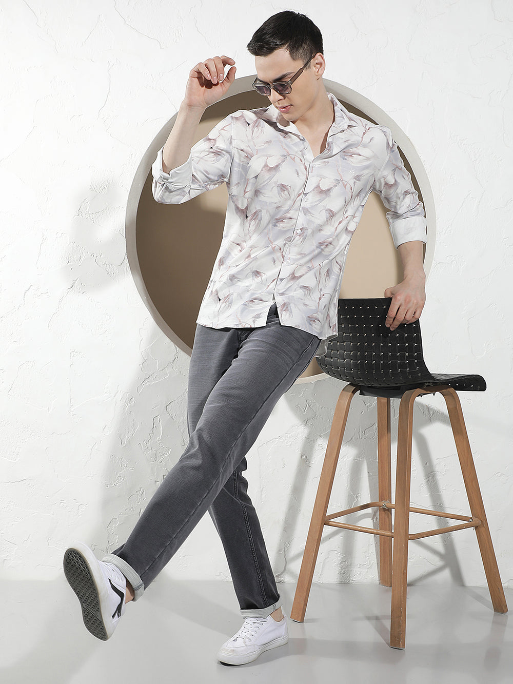 Relaxed Smoke Grey Jeans