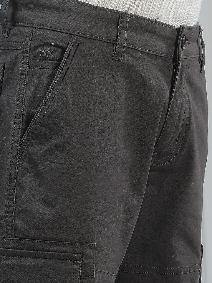 Contemporary Slate Grey Cargo Trousers
