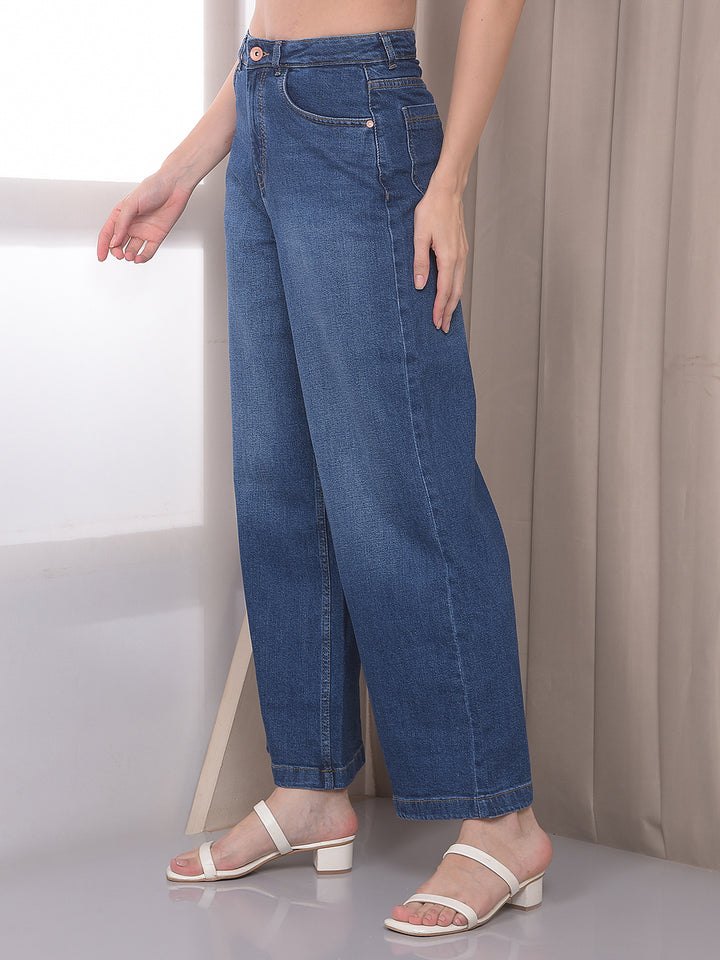 Blue Loose Fit Jeans