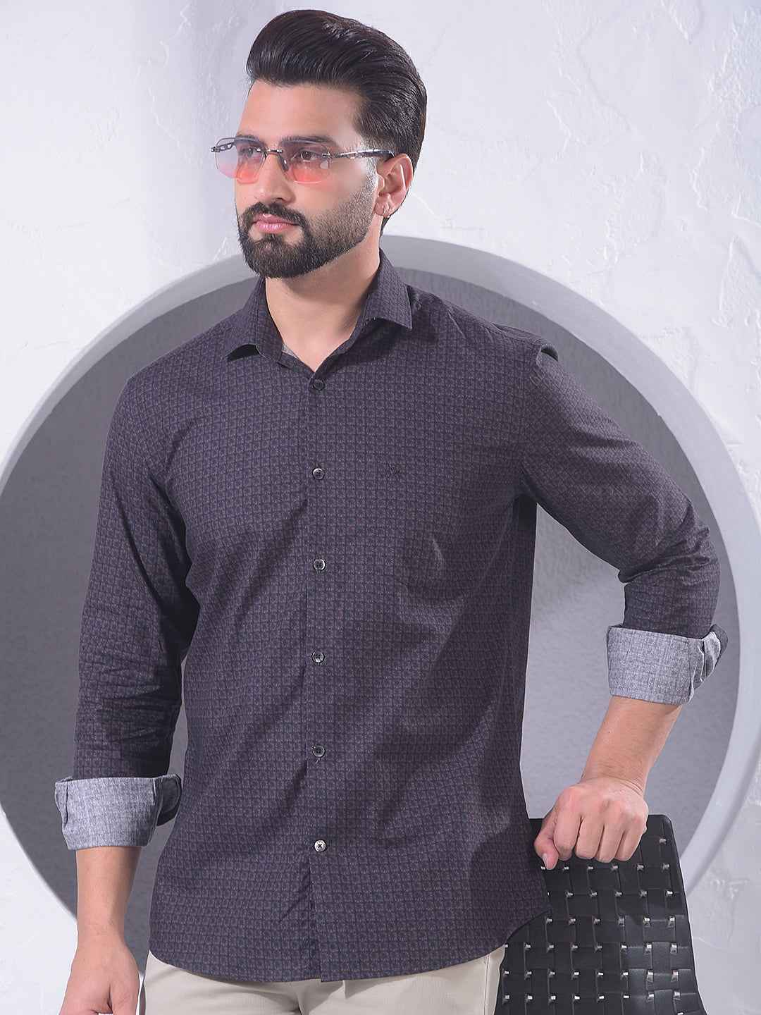 Multi-Color Printed 100% Cotton Shirt