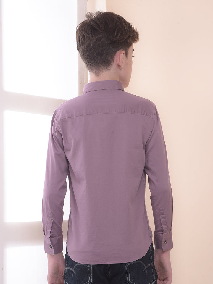 Chic Regal Purple Shirt
