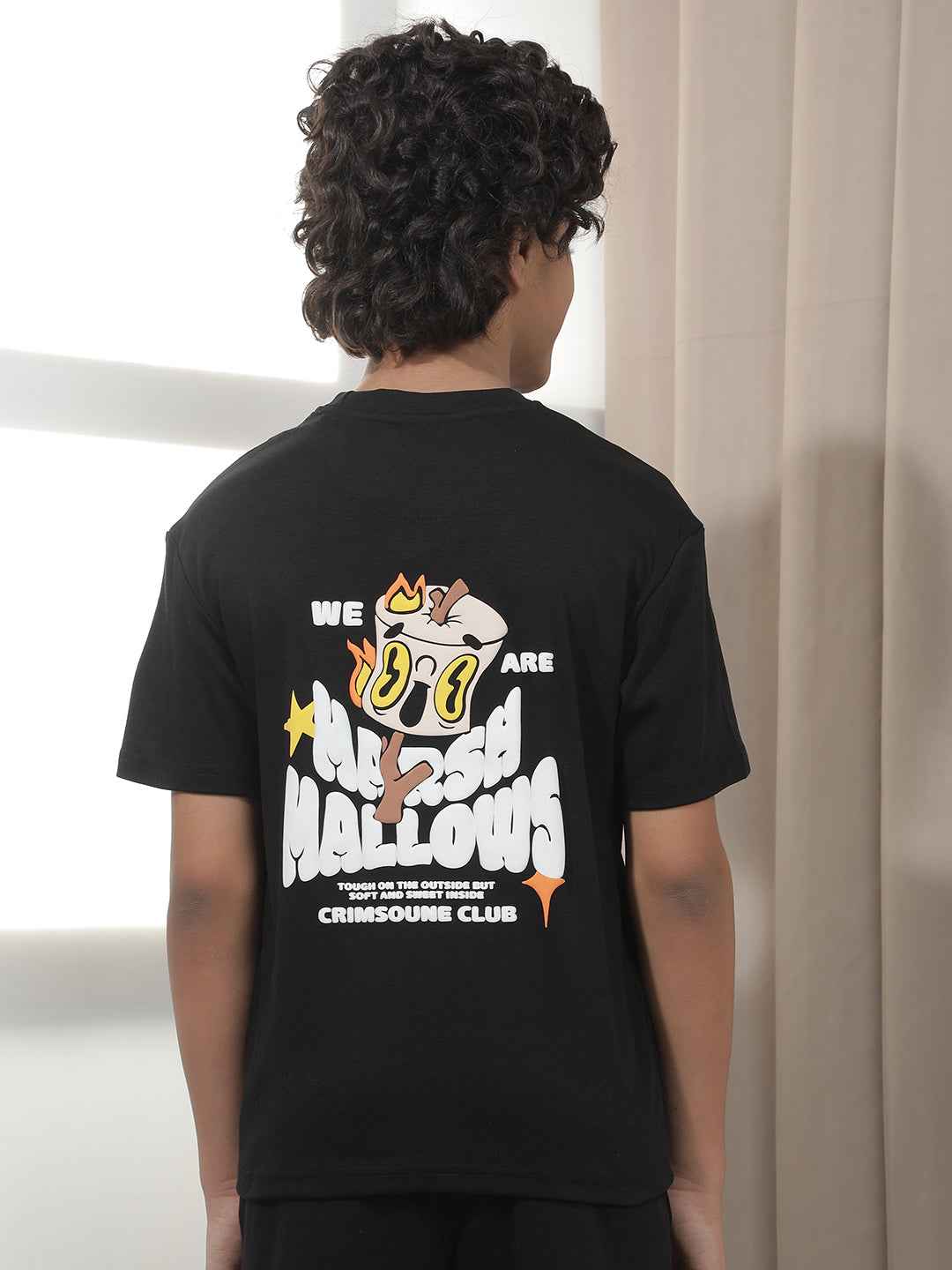 Black Graphic Print T-Shirt