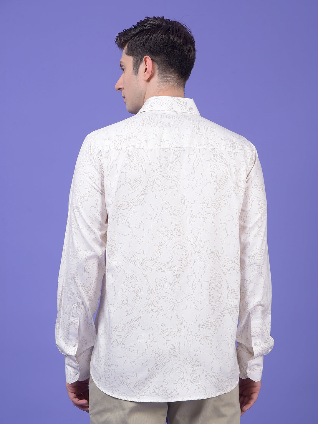 White Printed Shirt