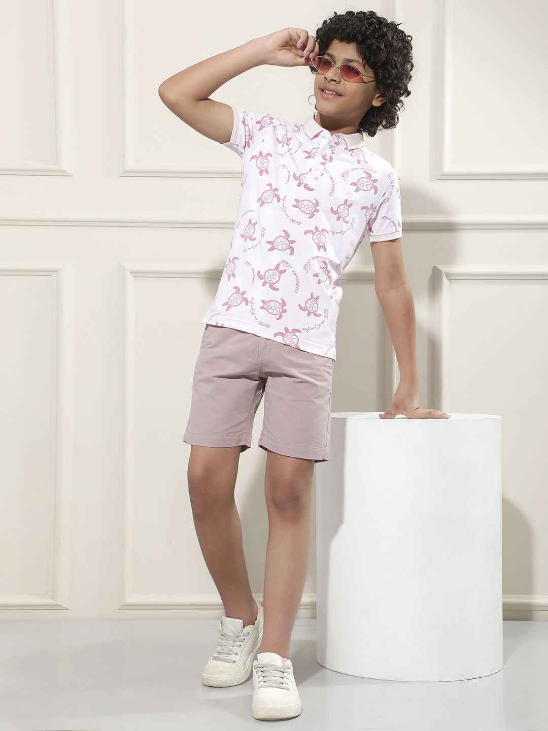 Fresh Pink 100% Cotton Shorts