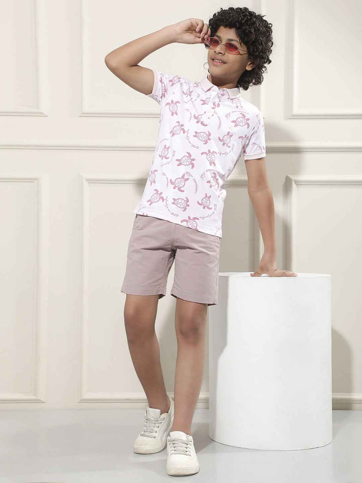 Fresh Pink 100% Cotton Shorts