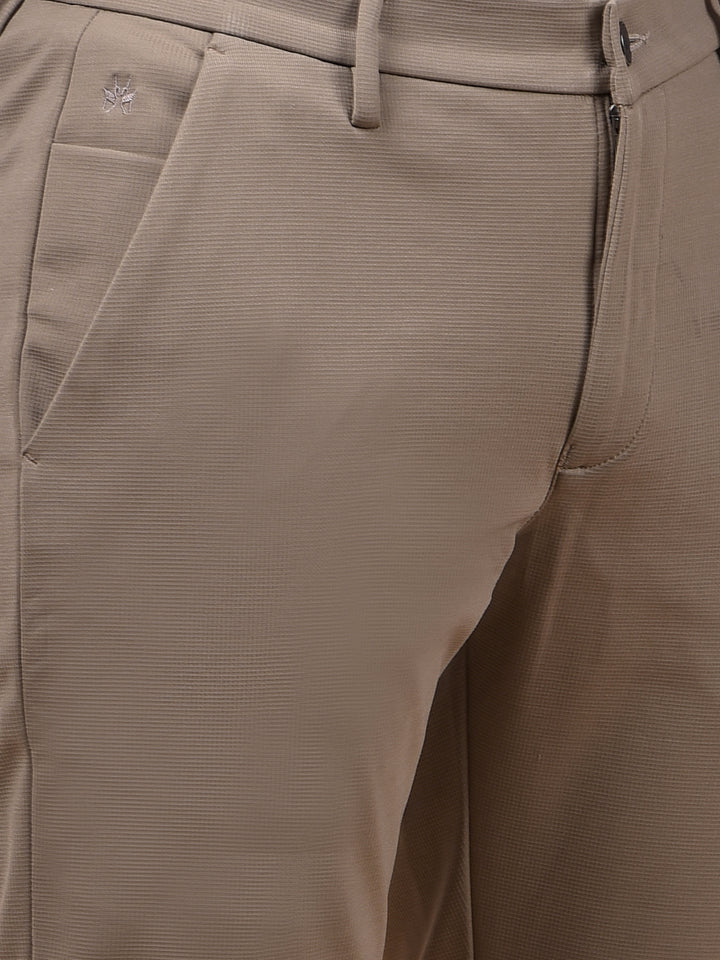 Elevated Khaki Knitted Trousers