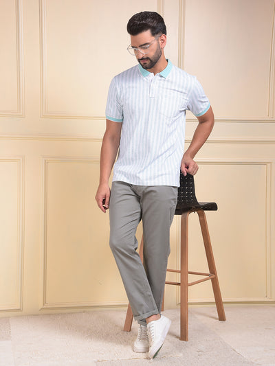 Green Printed Trousers