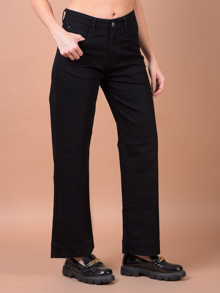 Black Wide Leg Jeans