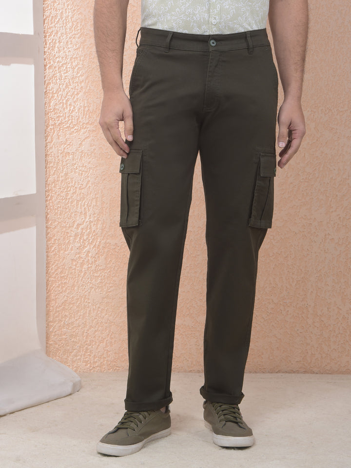 Olive Cargo Trousers