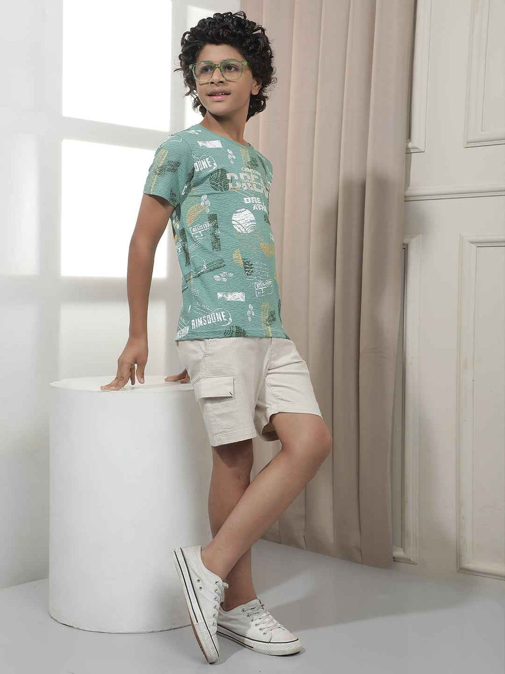 Green Graphic Printed T-Shirt