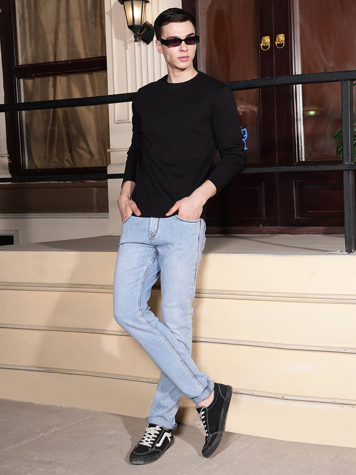 Sleek Obsidian Black T-Shirt