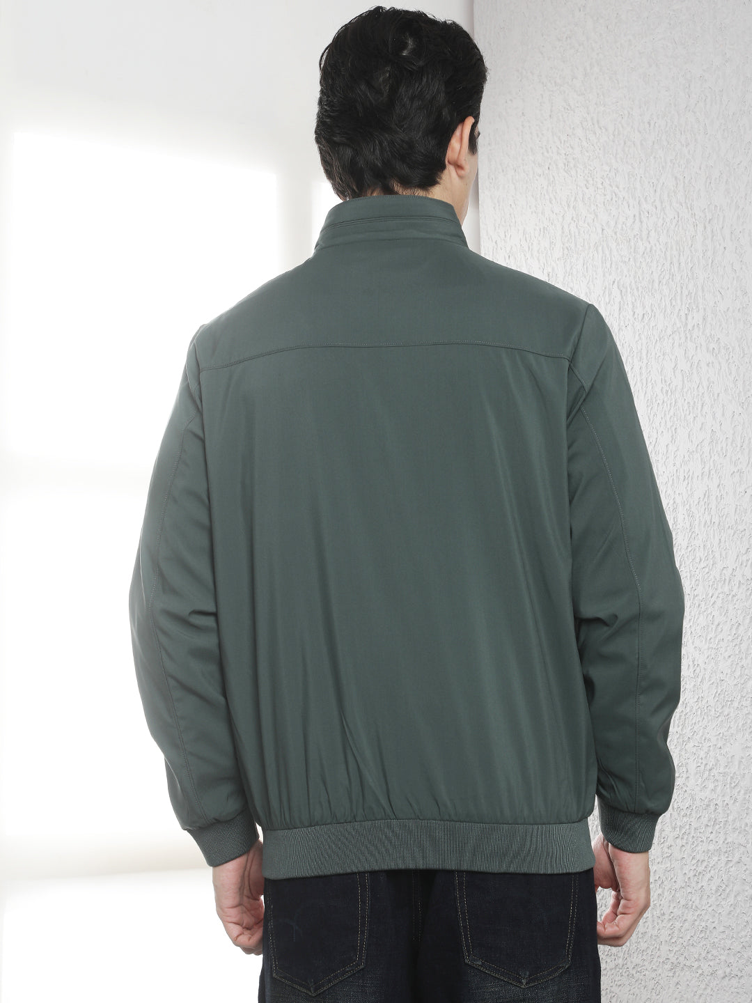 Essential Emerald Green Bomber Jacket