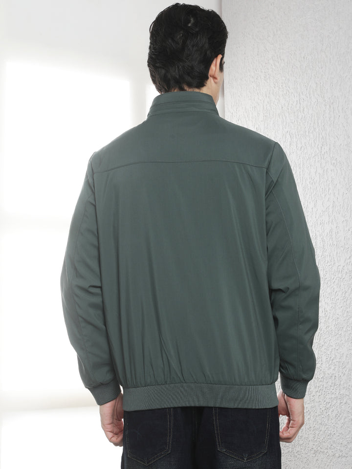Essential Emerald Green Bomber Jacket