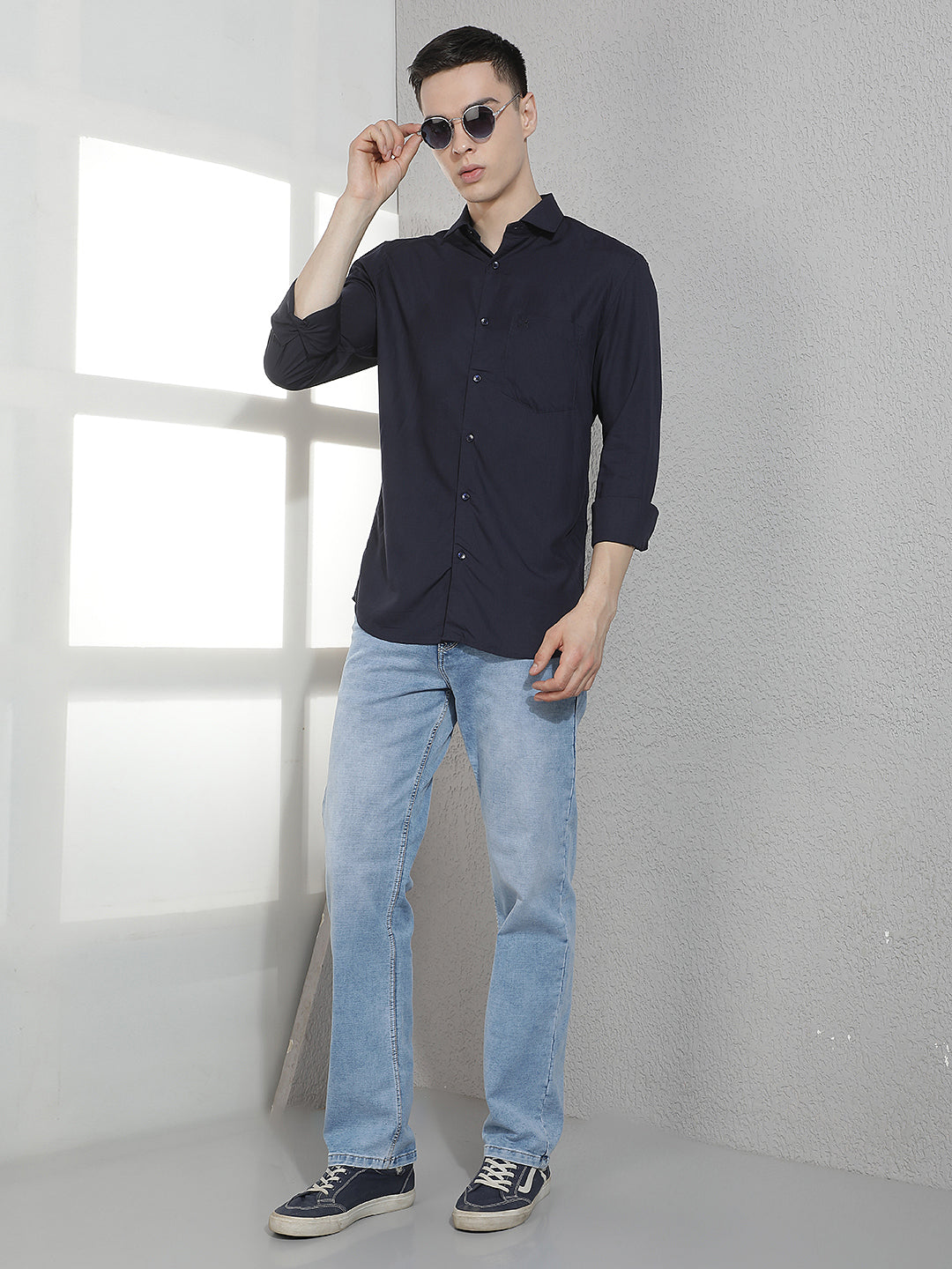 Vogue Deep Navy Modal Shirt