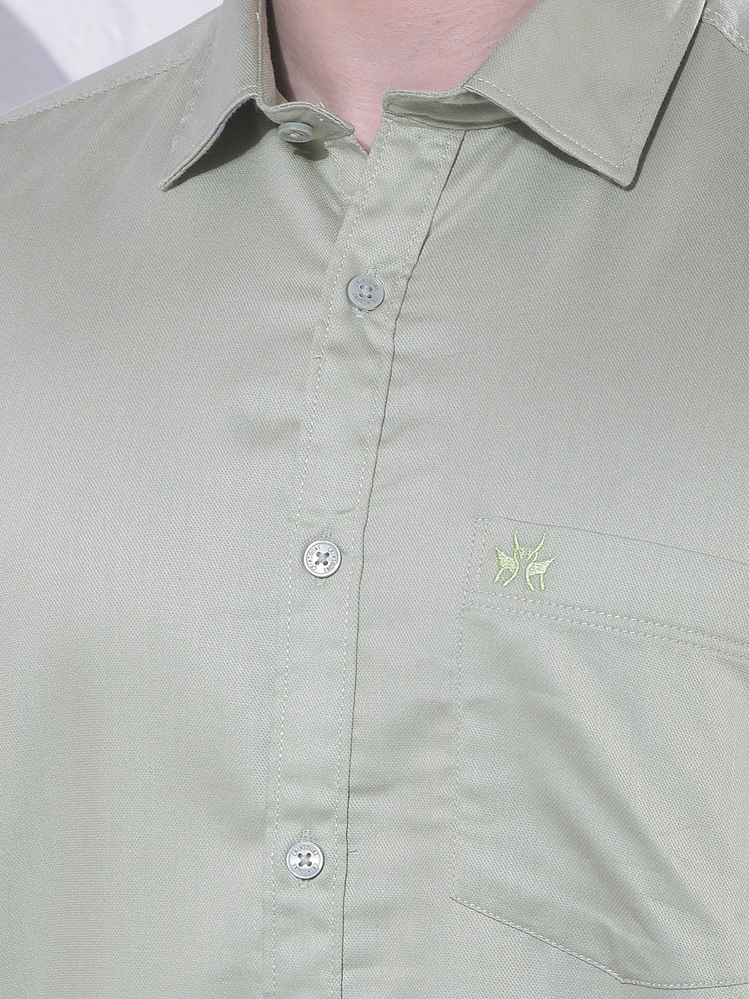 Everyday Green Casual Shirt