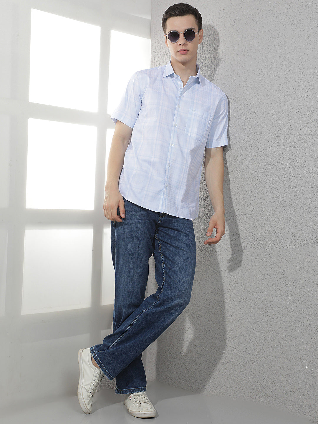 Urban Sapphire Blue Baggy Jeans