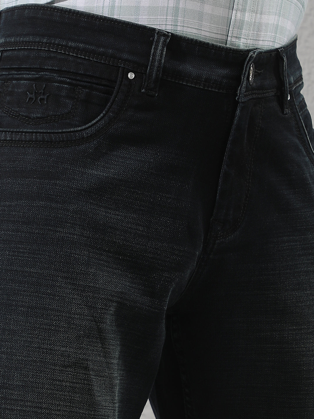 Carbon Black Straight Jeans