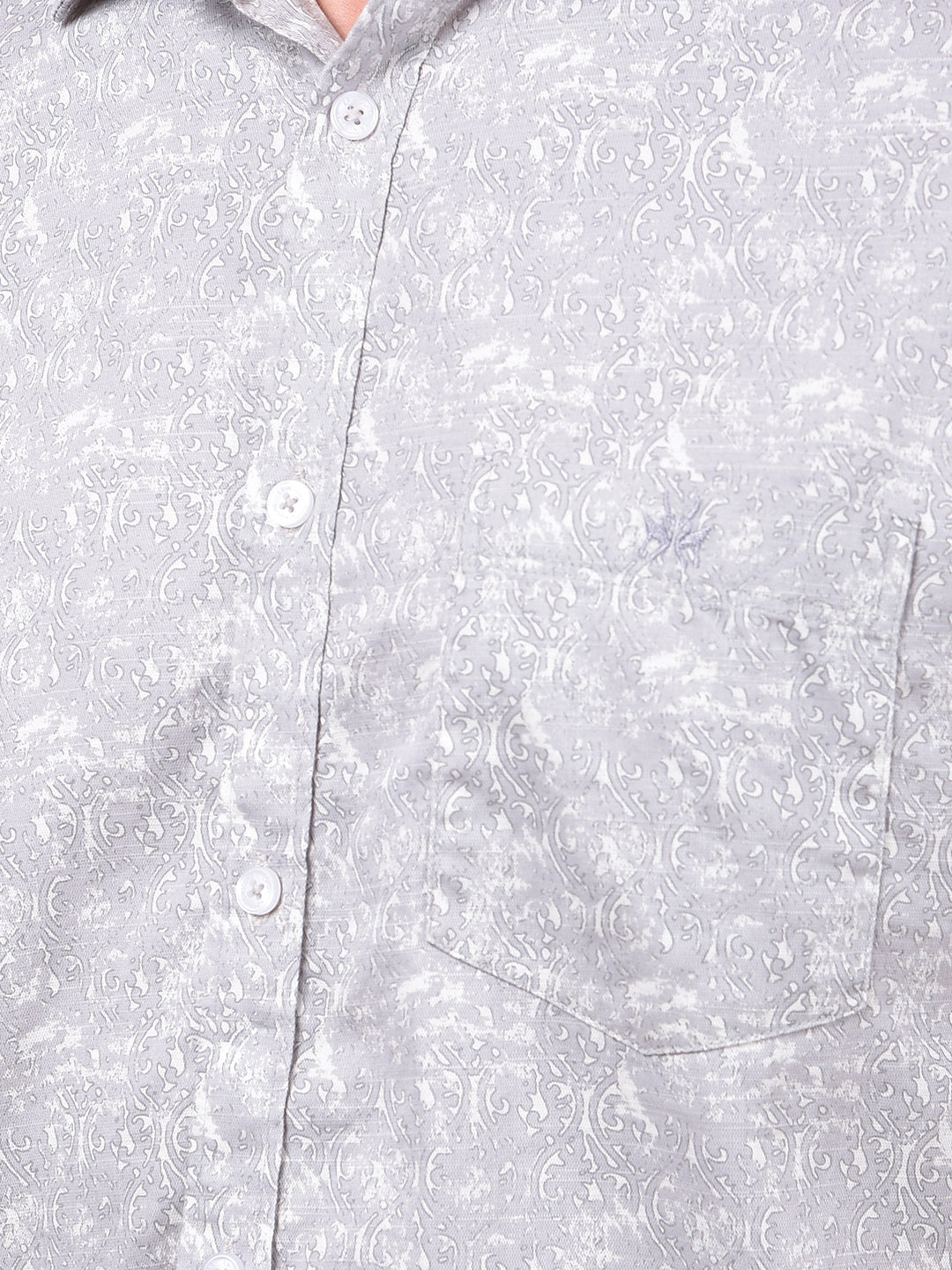 Iconic Grey Printed Shirt