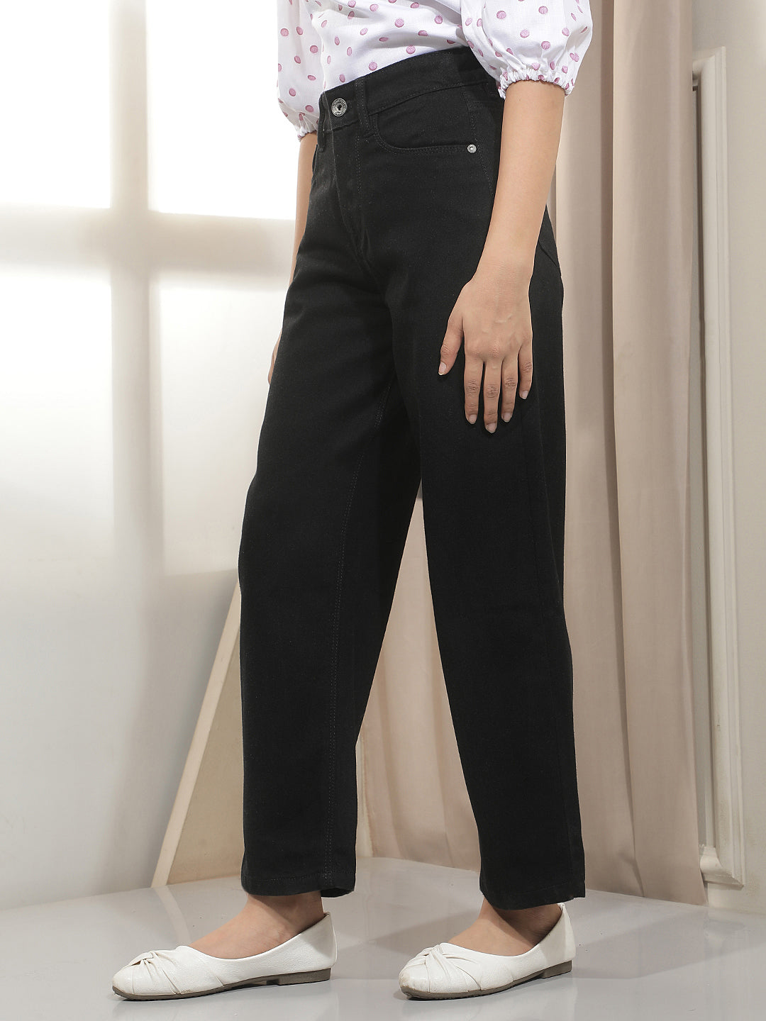 Black Wide Leg Jeans